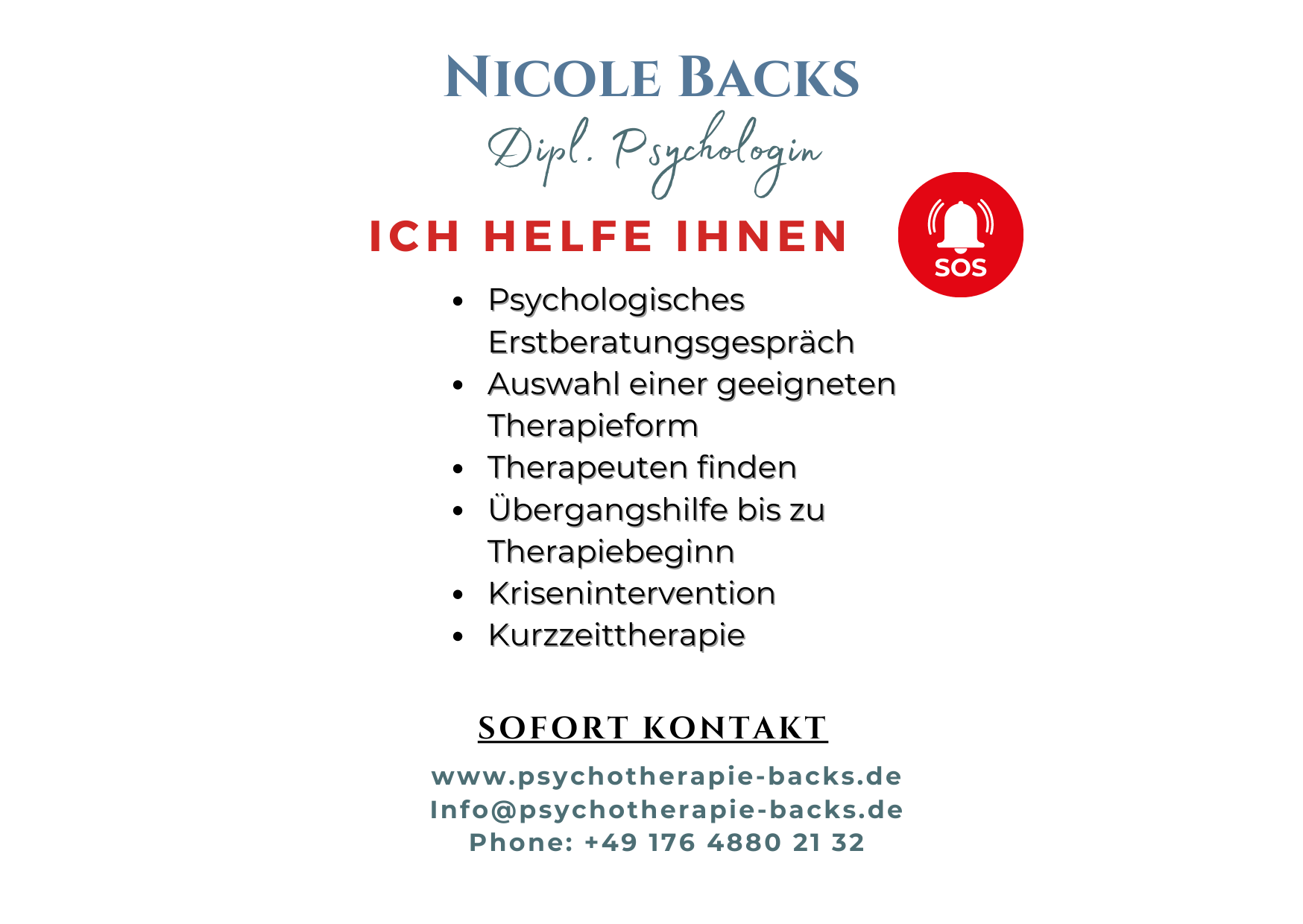 Krisenintervention Ersthilfe